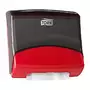 TORK Einzeltuchspender W4 Performance 654008 rot-rauchfarben