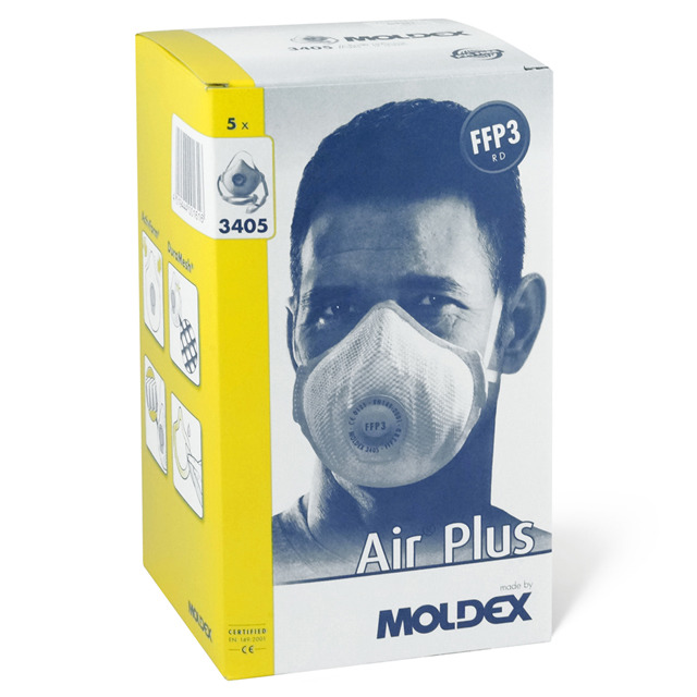 Partikelmaske FFP3 AIR PLUS 340501 mit Klimaventil