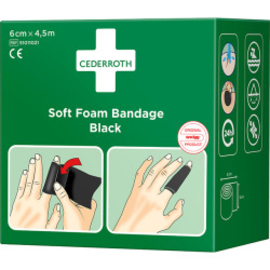 Soft Foam Bandage Black 51011021